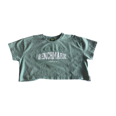 PEAK crop top green PEAK crop top green